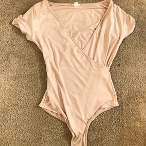 Beige bodysuit from Garage